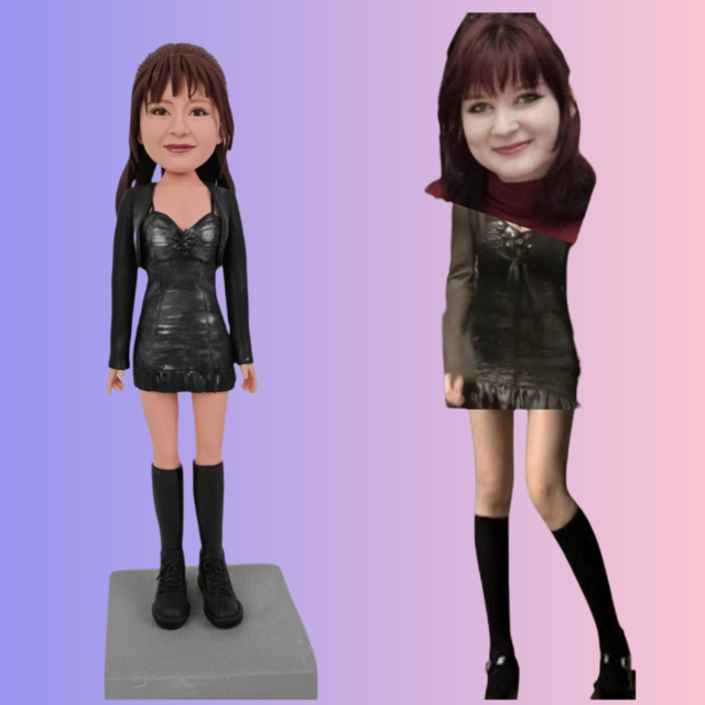 【オーダーメイド】 人形作り 似顔絵 フィギュア オリジナル フィギュア、女性、彼女、妻、旦那、誕生日、記念日、手作りプレゼント