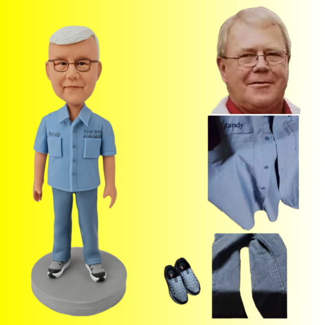 フィギュア オリジナルフィギュア  父、父の日、祖父、誕生日、還暦祝い、退職祝い、手作りプレゼント、古希、喜寿、傘寿、卒寿