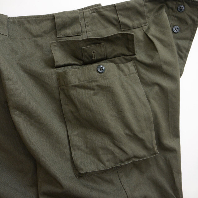 ◆デッドストック◆ 自衛隊 空軍 防衛庁 作業服ズボン カーゴパンツ ミリタリー 65式 作業服 ズボン ミリタリーパンツ 自衛隊 防衛庁 PX 詳細不明