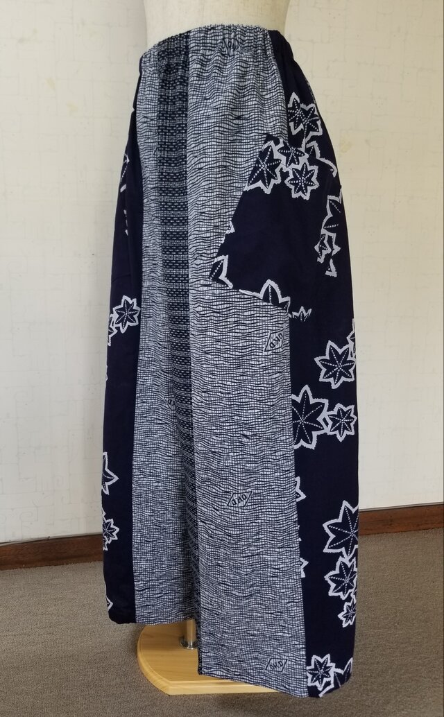 Sale浴衣リメイク ワイドパンツ | iichi 日々の暮らしを心地よく