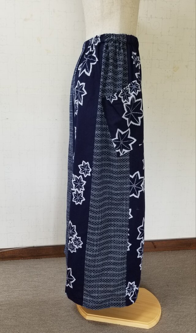 Sale浴衣リメイク ワイドパンツ | iichi 日々の暮らしを心地よく