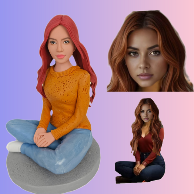 【オーダーメイド】 オーダー メイド 人形 オリジナルフィギュア 女性、彼女、妻、旦那、誕生日、記念日、手作りプレゼント