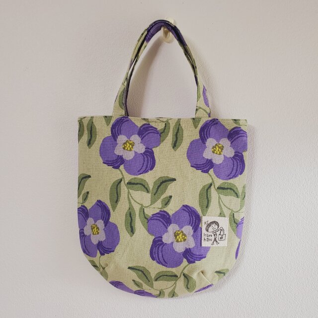 丸底ミニトートバッグ（花）