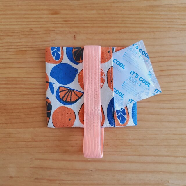 お弁当に！保冷剤ケース付きお弁当箱ゴムバンド ランチベルト