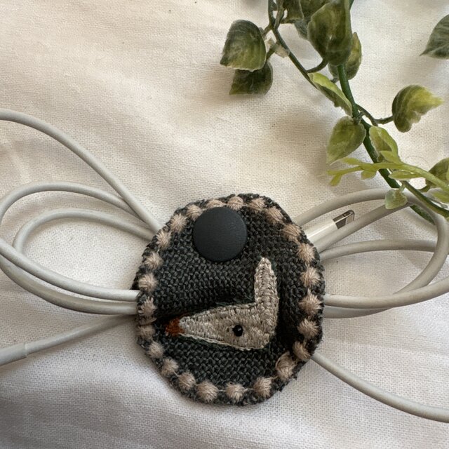 ◇ハンドメイド◇ ミナペルホネンコードホルダータンバリンrepo