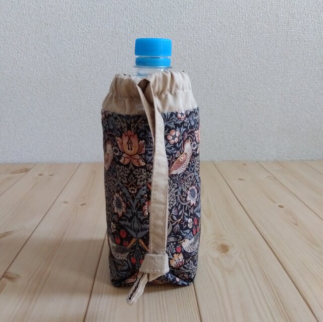 ウィリアムモリス 保温・保冷！！洗える ペットボトルカバー いちご