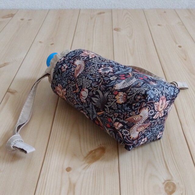 ウィリアムモリス 保温・保冷！！洗える ペットボトルカバー いちご