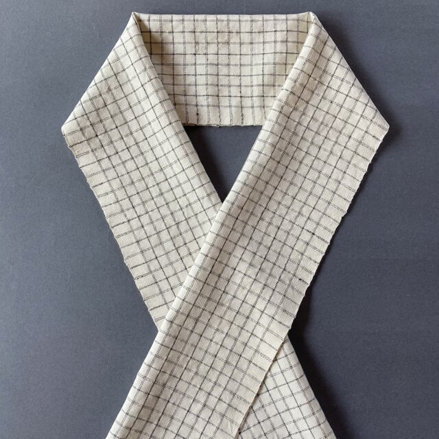 杢糸（もくいと）の半衿