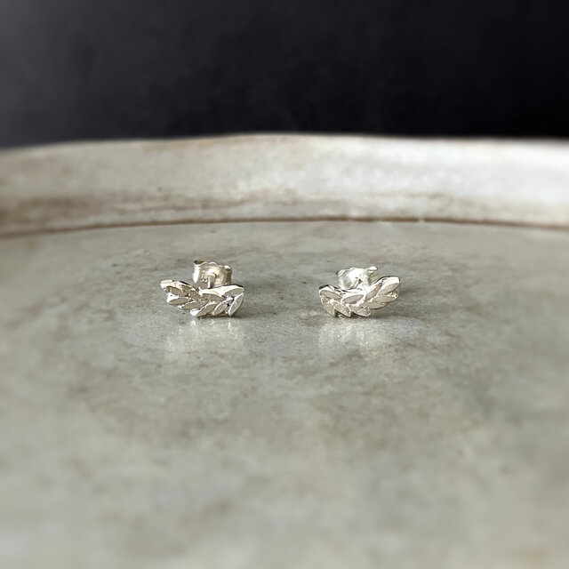 Laurier 月桂樹のピアス silver | iichi 日々の暮らしを心地よく