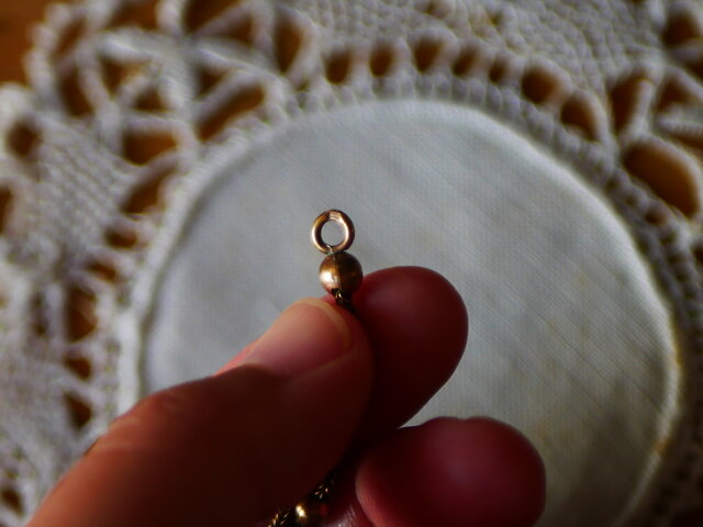 タッセル アンティークチェーン ペンダントトップ フランス