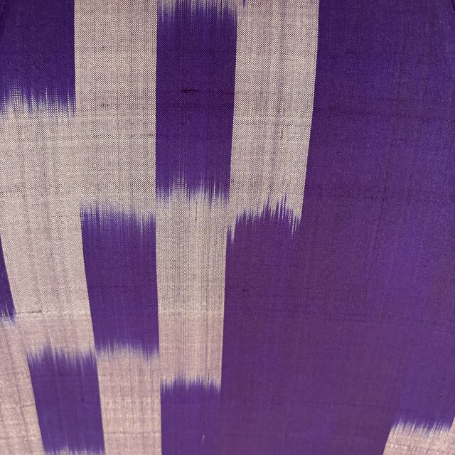 ハンドメイド　銘仙の着物から作った日傘　炎気 銘仙の着物から作った日傘 炎気 | iichi 日々の暮らしを心地よく