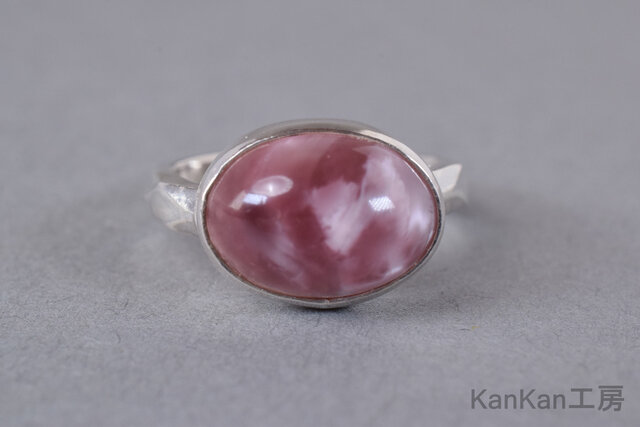 ビクトリアストーンのリング(褐色) | iichi 日々の暮らしを心地よく