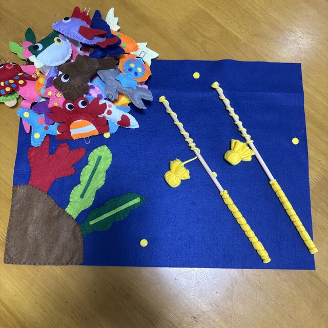 フェルトのお魚つり　れいこ様専用 お魚追加♡選べるフェルトの魚釣り！