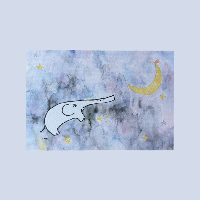 夜空 ポストカード2枚セット | iichi 日々の暮らしを心地よくする