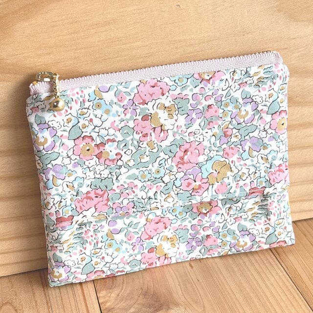 リバティ　ティッシュポーチ　＜Claire Aude＞(クレア・オード)ピンク