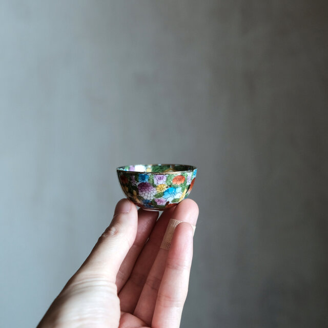 美術品・アンティーク・コレクション 26.3.2-1 中国 色絵茶碗 茶杯