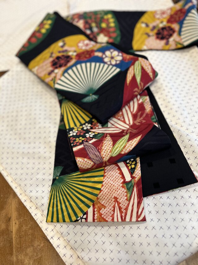 唯屋オリジナル昭和初期アンティーク半幅帯布