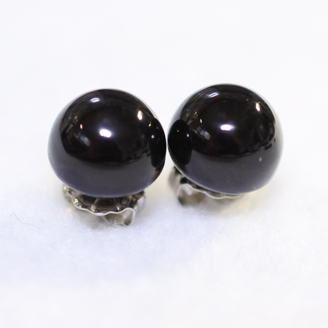 cloverサイロメレーンデンドライト×黒水晶ピアス✧14kgf✧モリオン clover様専用サイロメレーンデンドライト×黒水晶ピアス✧14kgf