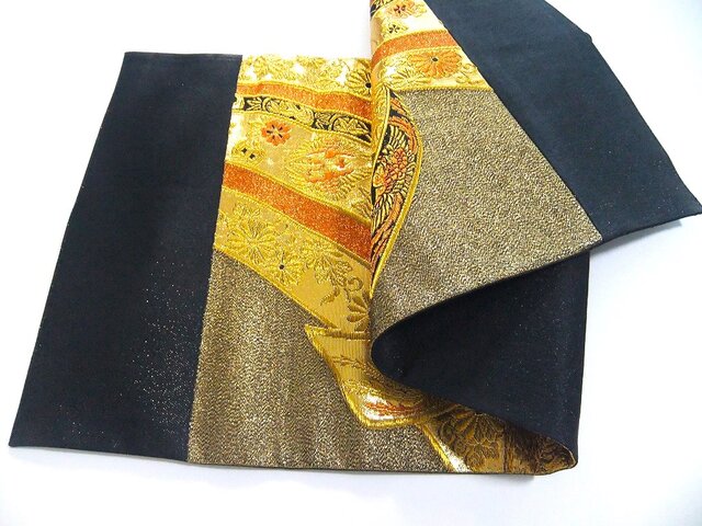 16)2327】31×74cm/テーブルセンター・敷物/新品・束ね熨斗慶長花文様