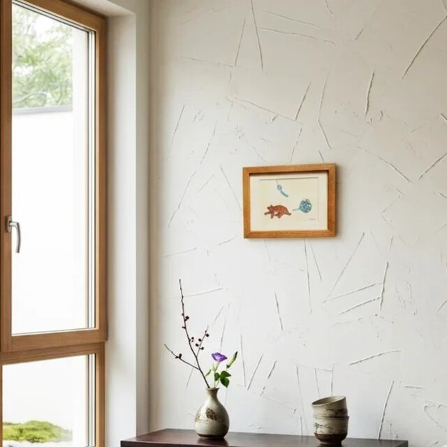 再販【原画・イラスト】「夏の午後」 ※木製額縁入り（2Lサイズ）猫の絵