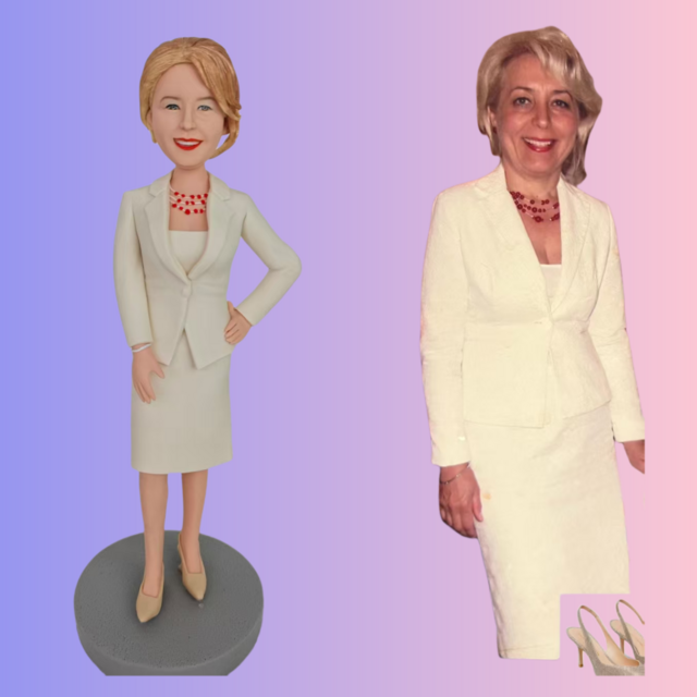 【オーダーメイド】 フィギュア  写真 オリジナル フィギュア 女性、彼女、妻、旦那、誕生日、記念日、手作りプレゼント