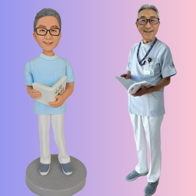 フィギュア 制作 写真 オリジナル  父、父の日、祖父、誕生日、還暦祝い、退職祝い、手作りプレゼント、古希、喜寿、傘寿、卒寿