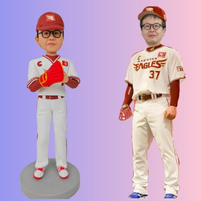 オーダー メイド 人形 写真 オリジナル フィギュア 棒球 サッカー、野球、バスケットボール、テニスボール 手作りプレゼント