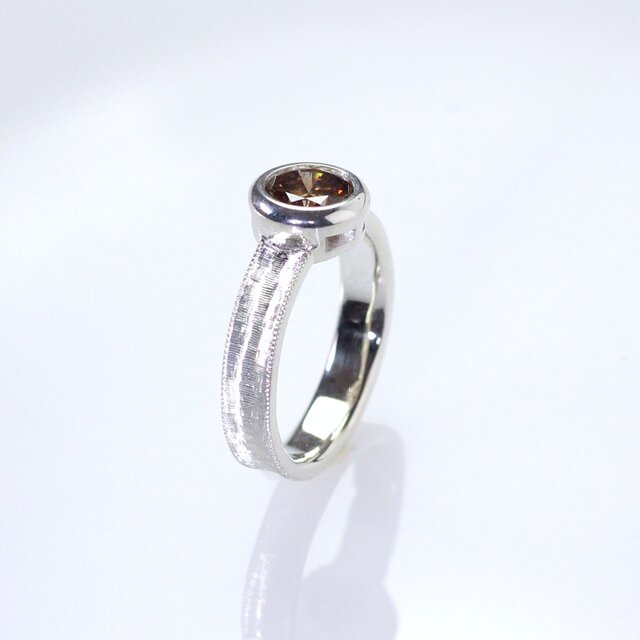 Pt900 ダイヤモンド リング 0.262ct D0.48ct - メルカリ