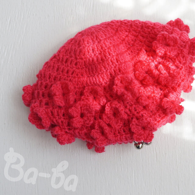 ばあば ❁ ひらひらお花のがま口（Phlox paniculata・C1778）