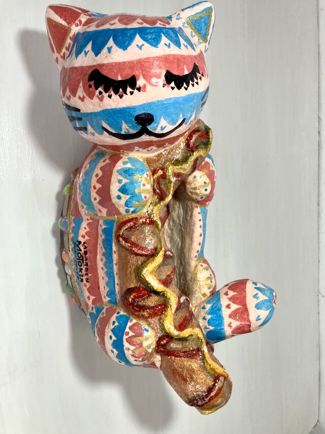 植木鉢 セメント ソーセージと猫形プランターオブジェ手作り | iichi