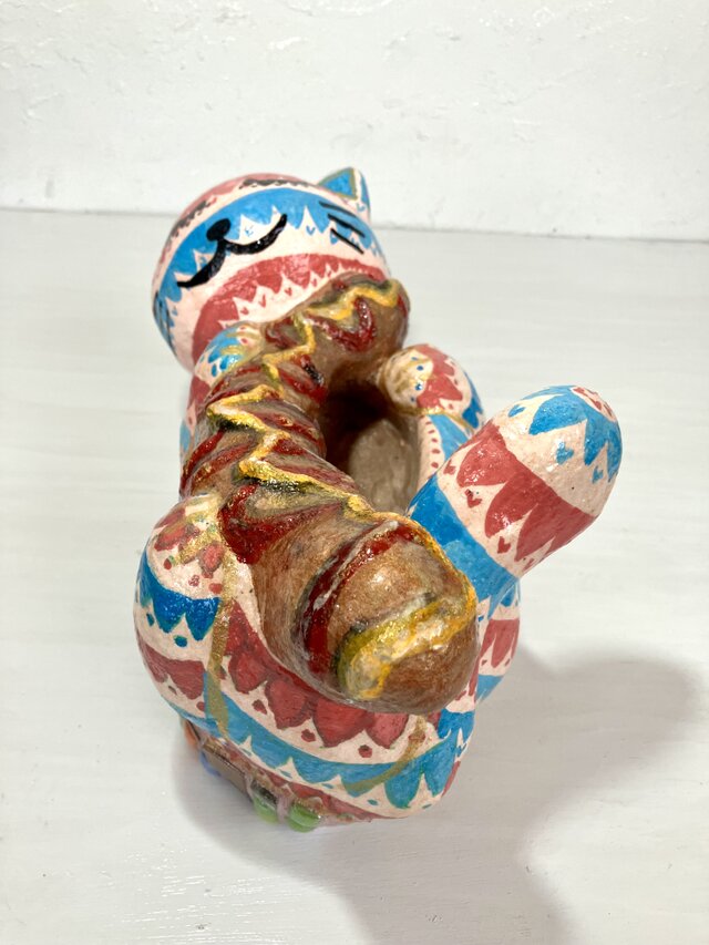 植木鉢 セメント ソーセージと猫形プランターオブジェ手作り | iichi