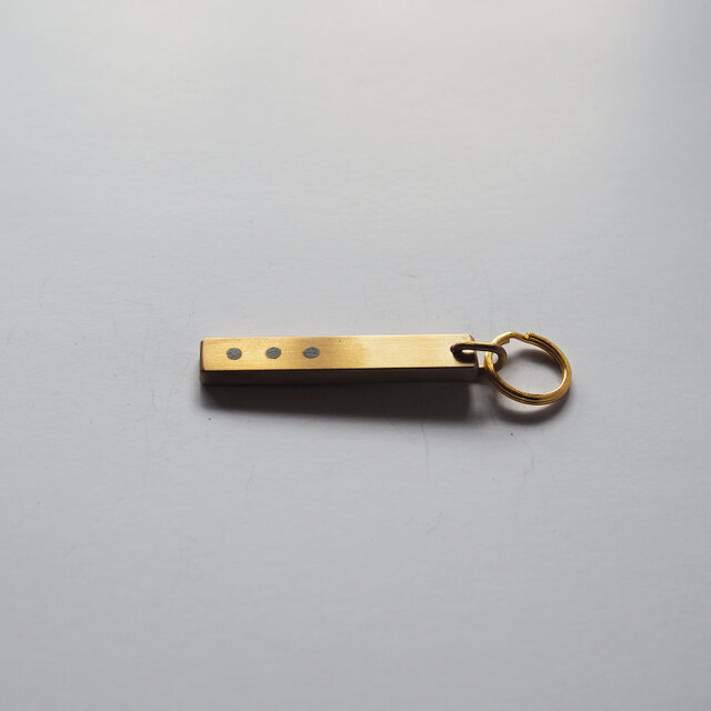 椿屋四重奏キーホルダー 黒と金 BEAMS JAPAN（ビームス ジャパン）【別注】ダイイチ × BEAMS JAPAN