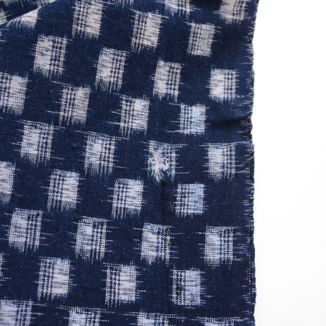 古布 藍染 絣 端切れ 3枚セット｜ハンドメイド・リメイク用