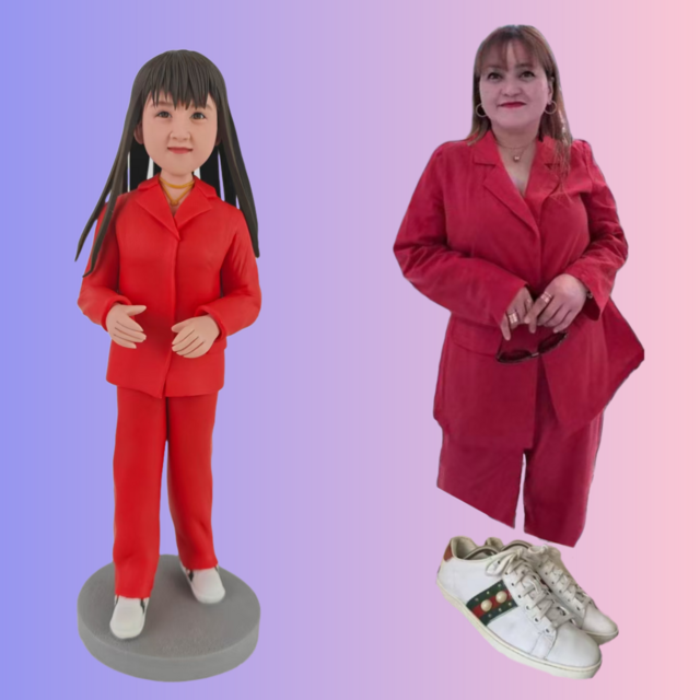 【オーダーメイド】 フィギュア 造形 写真 フィギュア 女性、彼女、妻、旦那、誕生日、記念日、手作りプレゼント