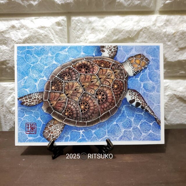 原画 1点もの ボールペン画 日本人作家 色鉛筆画 絵画 絵 アート