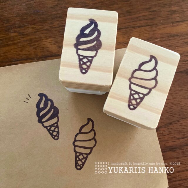 ソフトクリームはんこ(SC-001)
