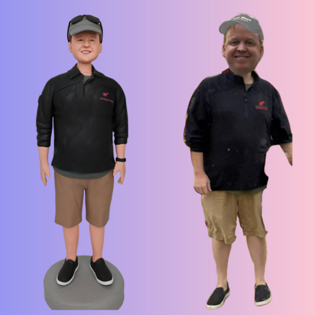 【オーダーメイド】 自分の人形を作る フィギュア製作 男性、彼氏、夫、誕生日、記念日、手作りプレゼント