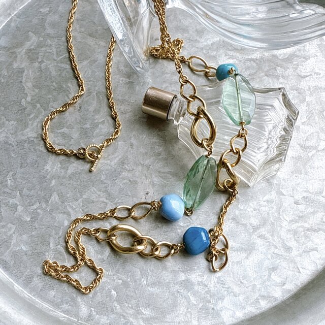 人気ランキング1位～（売れ筋商品） 】モネ・ヴィンテージネックレス MONET NM46-【 1980s Tone Gold アクセサリー