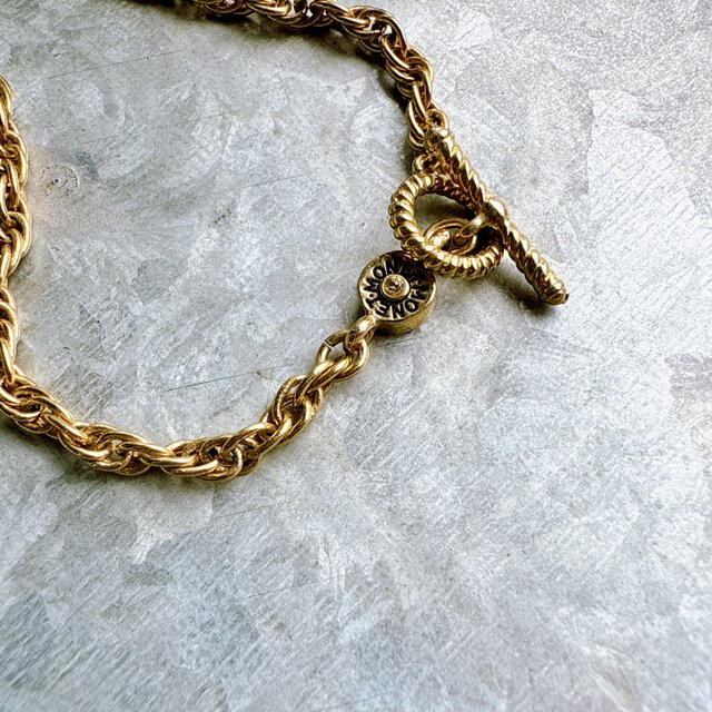 NM46-【 MONET 】モネ・ヴィンテージネックレス 1980s Gold Tone