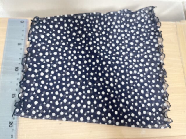 ネックウォーマ　レース　手作り　紫レース ネックウォーマレース手作り紫レース