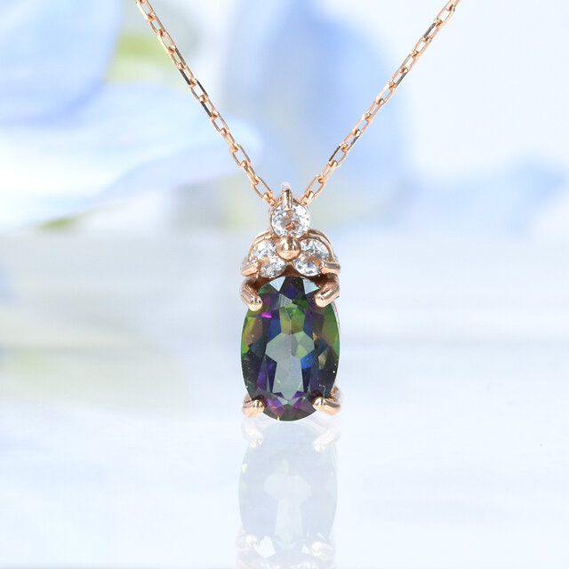 K10 ミスティックトパーズ ペンダント CJ061CIBSN