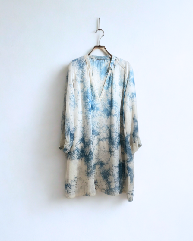 藍染 オーバーサイズチュニック