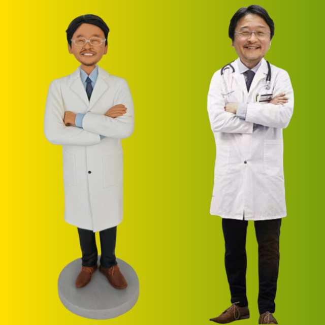 フィギュア 造形  作成 医者、医師 上司、社長、同僚|就職祝い、初任給、開店、新築、送別会、引越し、昇進、異動 プレゼント