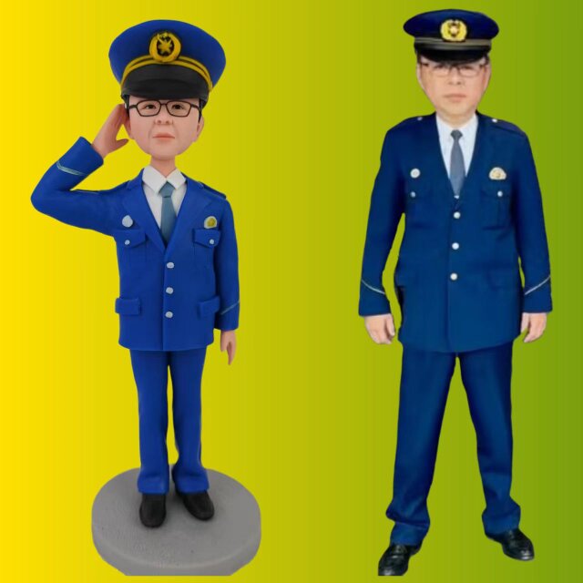 ドール オリジナル 自分の人形を作る 警察官 消防士 上司、社長、同僚|就職祝い、初任給、開店、新築、送別会、引越し、昇進、異動