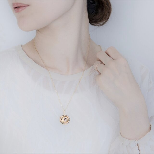 チェコガラス　ネックレス　イヤリング チェコガラスカットガラスネックレス(BLUE): 『欧州航路』