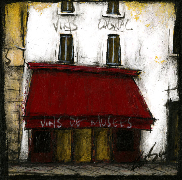 PARIS#1080」絵画 風景画 パリ 小さな絵 インテリアアート