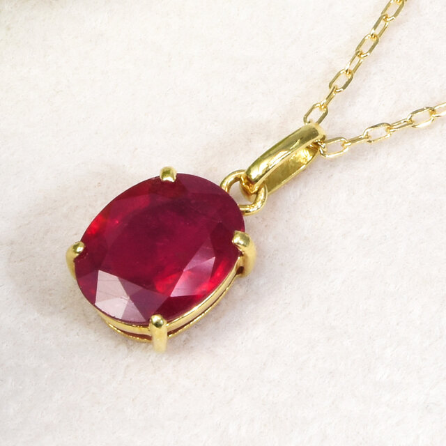 K18 ルビー ペンダントトップ CI010CIBSN | iichi 日々の暮らしを