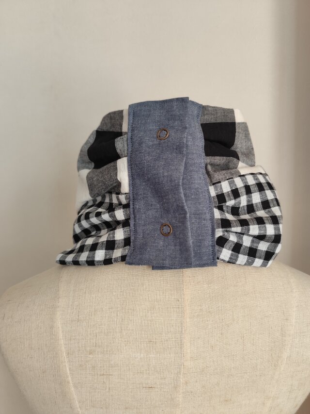 4色後ろボタンスカーフ風ネックウォーマー25-02 | iichi 日々の暮らし