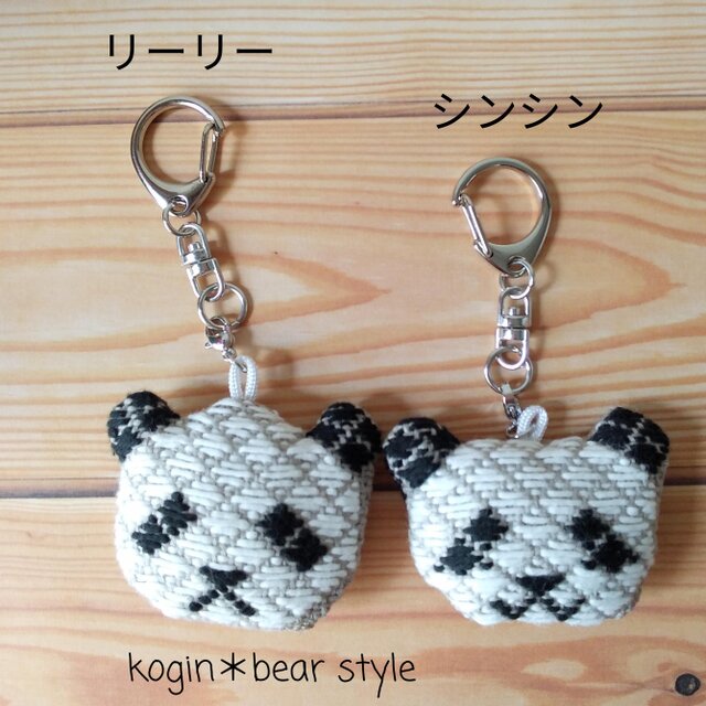 【オーダーメニュー】こぎんマスコット　似顔絵パンダ