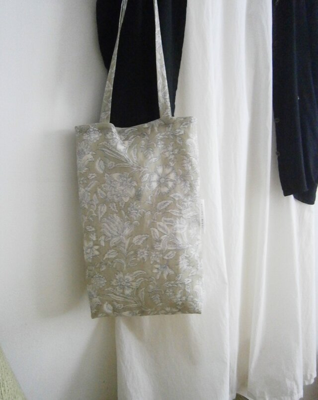 BotanicalCotton 小ぶりのTote&Pouch